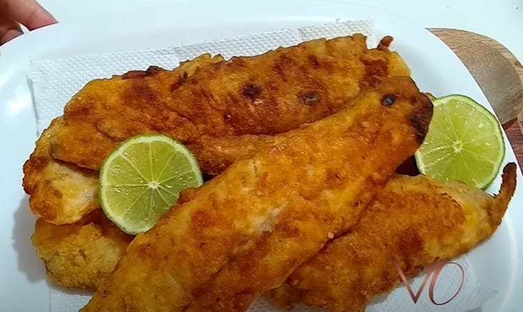 🐟 Filé de Peixe Empanado Crocante e Suculento