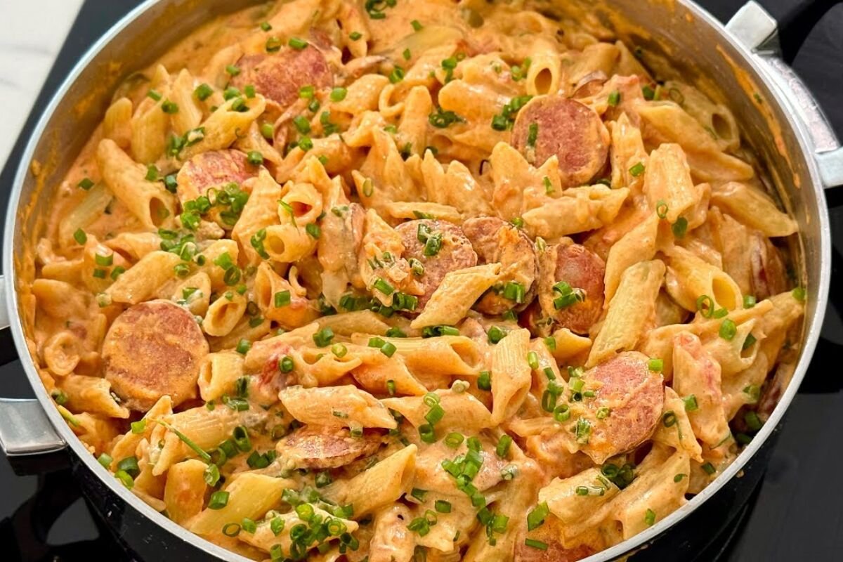 Macarrão de Uma Panela Só — cremoso, rápido e irresistível!