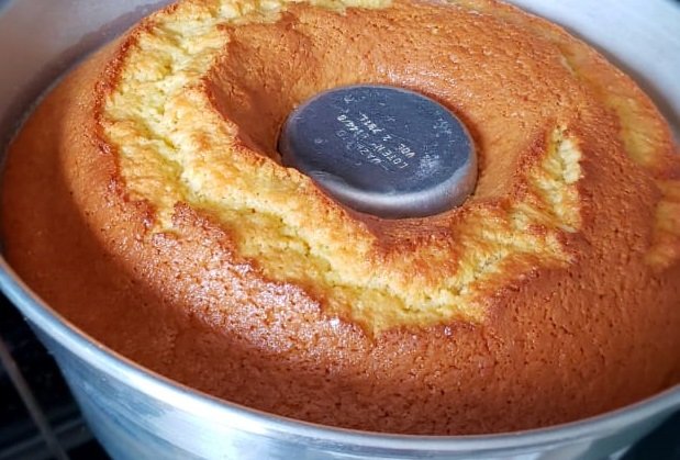 Bolo de Fubá Tradicional e Fofinho