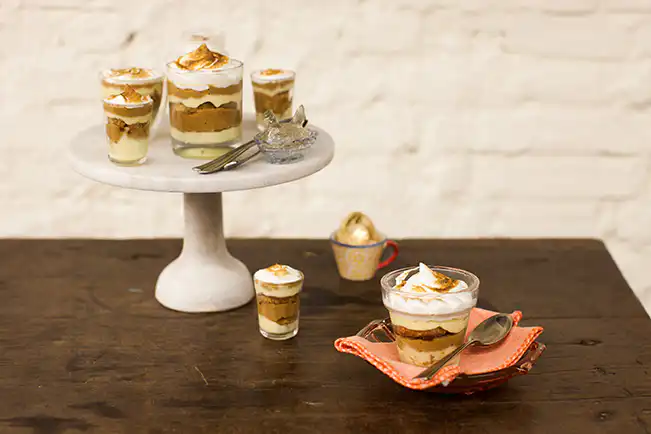 Cestinhas de Banana com Doce de Leite