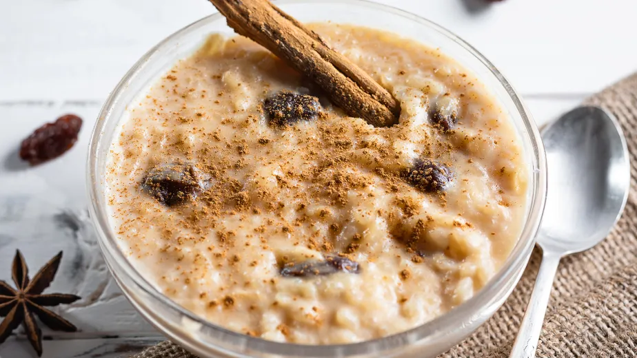 Arroz Doce Gelado com Doce de Leite