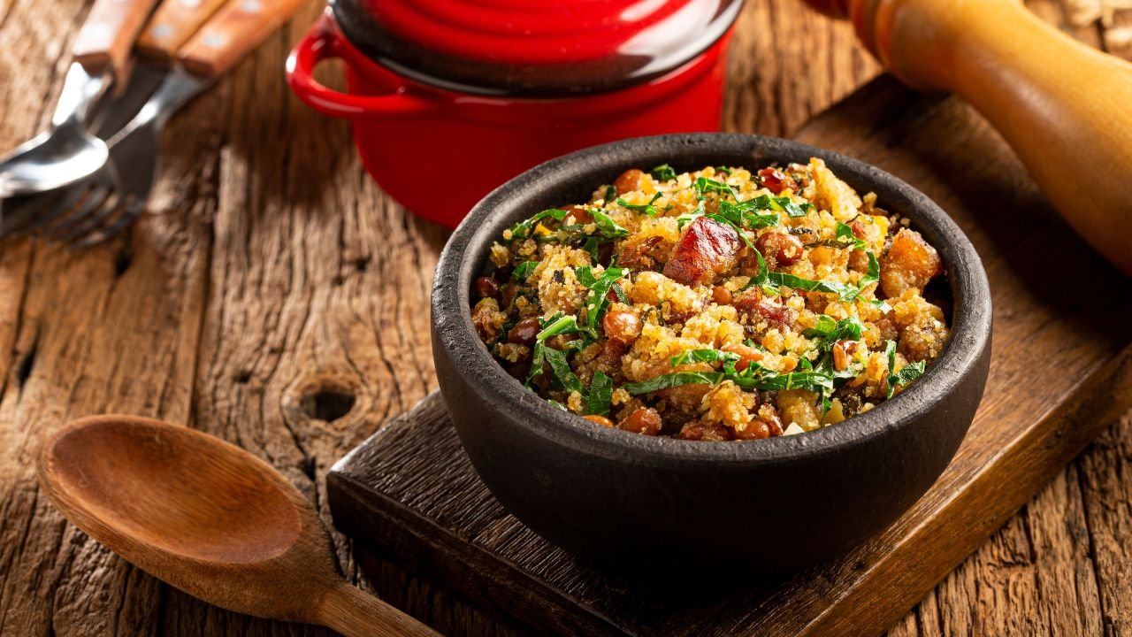 🥄 Farofa Simples e Crocante