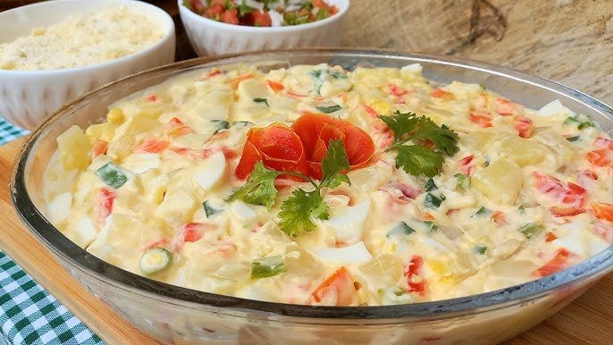 🥗 Salada de Maionese Cremosa e Perfeita