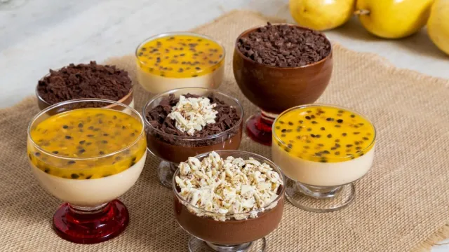 Bolo de Pote de Maracujá com Chocolate